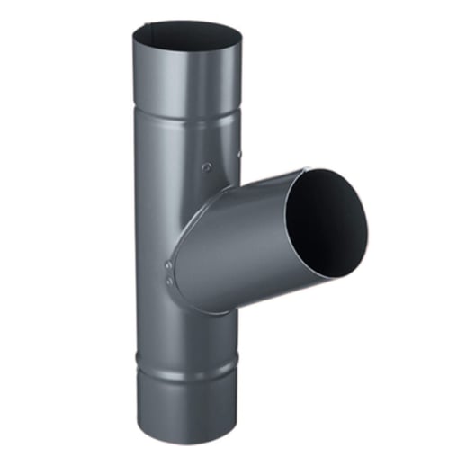 Regen T-stuk 60° | Staal | Ø 90 mm | 7016 - Antracietgrijs #1