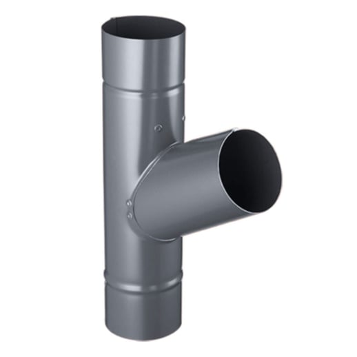 Regen T-stuk 60° | Staal | Ø 120 mm | 7024 - Grafietgrijs #1