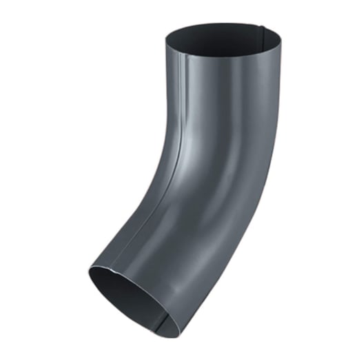Regenpijp bocht en -uitloopstuk | Staal | Ø 120 mm | 7016 - Antracietgrijs #1