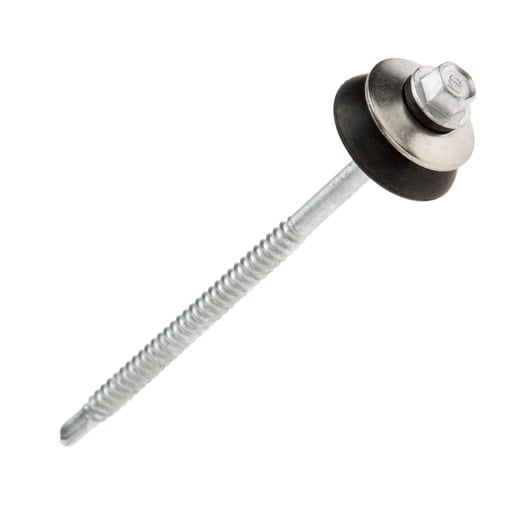 RVS schroeven met boorpunt | Voor stalen onderconstructie | 6,3 x 105 mm #1