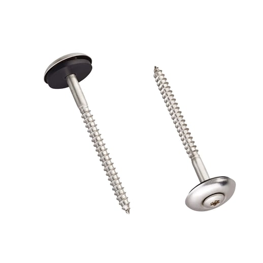 RVS schroeven | Voor afstandhouders | 4,5 x 65 mm E16 | 15,00 mm ring #1