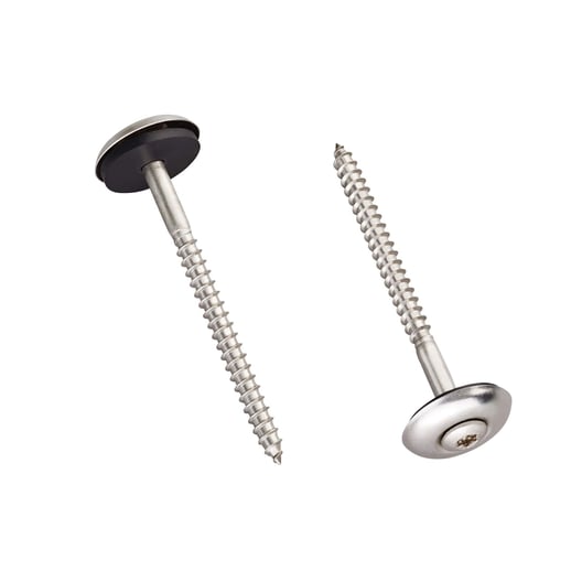 RVS schroeven | Voor afstandhouders | 4,5 x 65 mm E16 | 15,00 mm ring #1