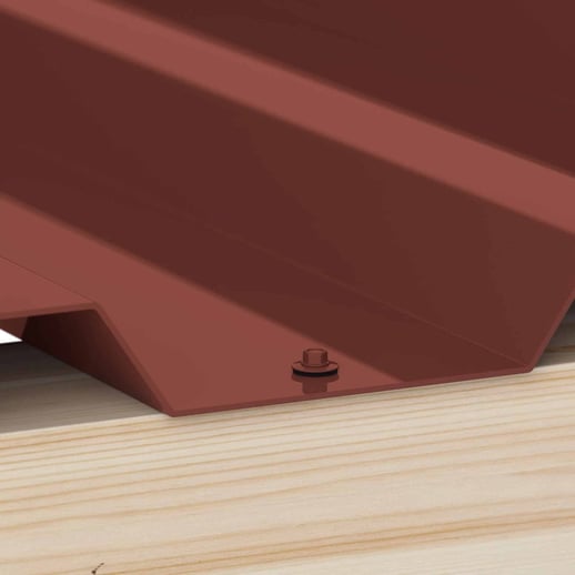 RVS schroeven | Voor montage dal op houten constructie | 6,0 x 40 mm E12 | Roodbruin #2