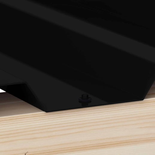 RVS schroeven | Voor montage dal op houten constructie | 6,0 x 40 mm E19 | Gitzwart #2