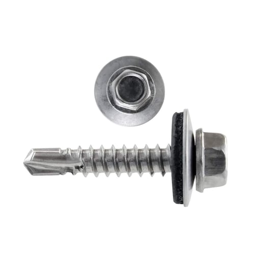 RVS schroeven | Voor montage dal op houten constructie | 4,8 x 35 mm D14 | Blank #1