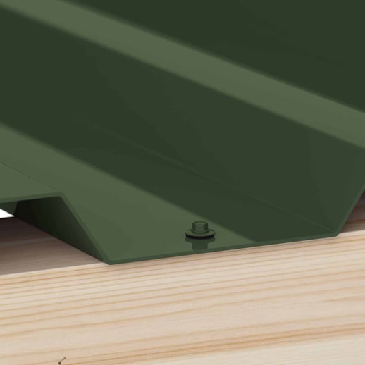 RVS schroeven | Voor montage dal op houten constructie | 4,8 x 35 mm D14 | Chroomoxydegroen #2