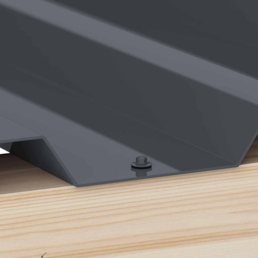 RVS schroeven | Voor montage dal op houten constructie | 4,8 x 35 mm D14 | Grafietgrijs #2