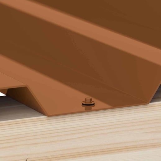 RVS schroeven | Voor montage dal op houten constructie | 4,8 x 35 mm D14 | Leembruin #2