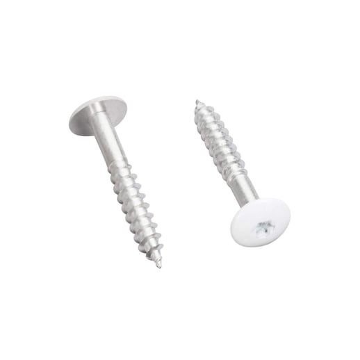 RVS schroeven | 5,5 x 35 mm | Zuiverwit #1