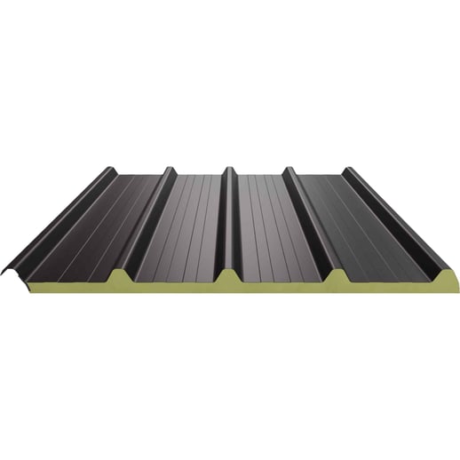 Sandwich Paneel ECO 1000-30 | Dak | Kern 3 cm | 25 µm Polyester | 8019 - Grijsbruin | 3,60 m #1