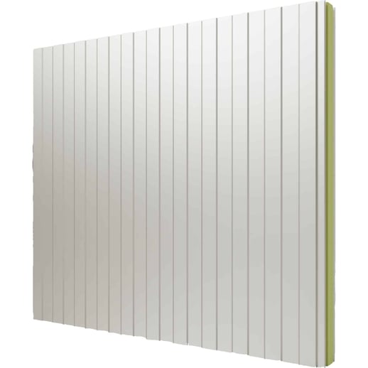 Sandwich Paneel Wall 1100 80 | Gevel | Kern 8 cm | 25 µm Polyester | 9002 - Grijswit | 3,00 m #4