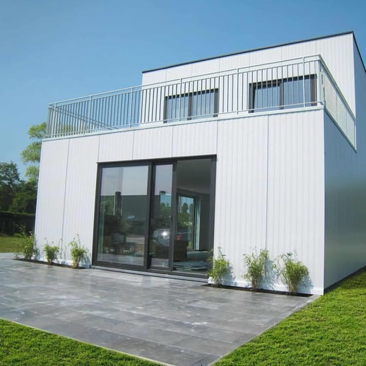 Sandwich Paneel Wall 1150 40 | Gevel | Kern 4 cm | 25 µm Polyester | 9002 - Grijswit | 3,00 m #10