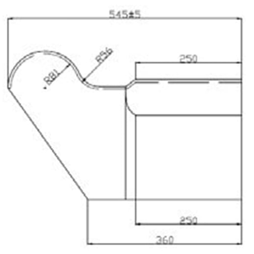 Scharnierend M-Topgevelstuk | Zwart #3
