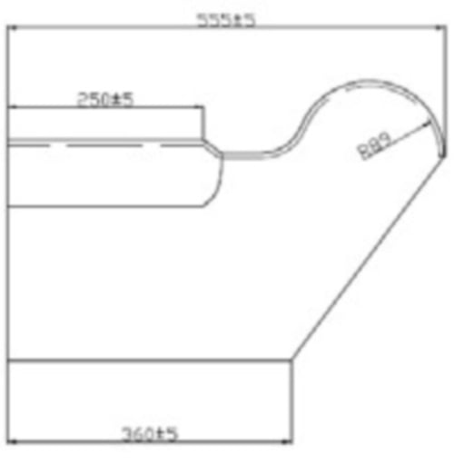 Scharnierend M-Topgevelstuk | Terracotta #2