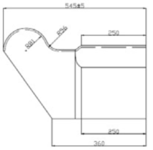 Scharnierend M-Topgevelstuk | Terracotta #3