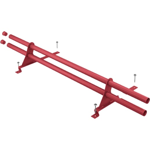 Sneeuwvangbuis | Voor dakpanplaten Szafir | Lengte 2,00 m | 3004 - Purperrood #1