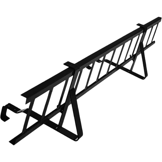 Sneeuwvangrooster | Voor damwandplaten | Lengte 2,00 m | 9005 - Gitzwart #1