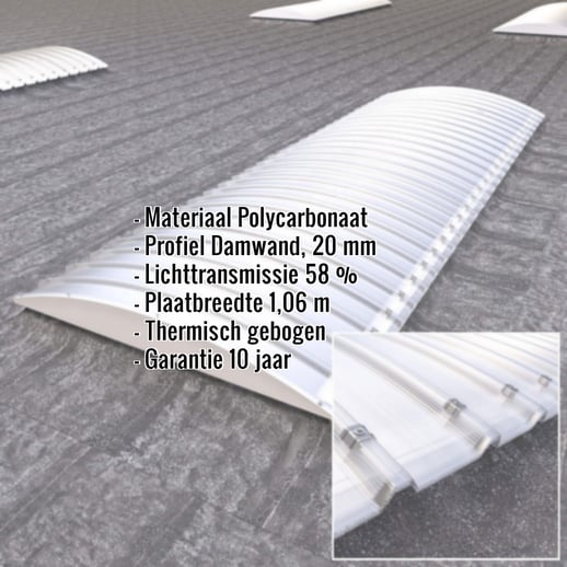 Stabilight lichtstraat | Type GT38/20 | Dagmaat 2,20 m #2