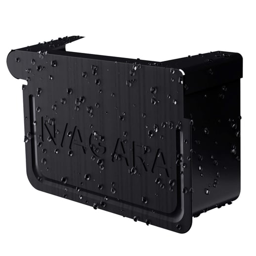 Stalen bakgoot voordeelpakket 10 m | Ø 125/80 mm | 9005 - Gitzwart #5