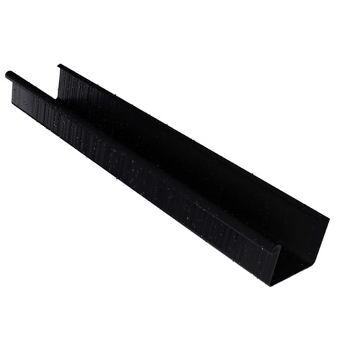 Stalen bakgoot voordeelpakket 9 m | Ø 125/80 mm | 9005 - Gitzwart #3