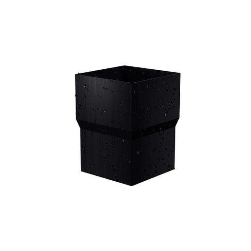 Stalen bakgoot voordeelpakket 9 m | Ø 125/80 mm | 9005 - Gitzwart #9