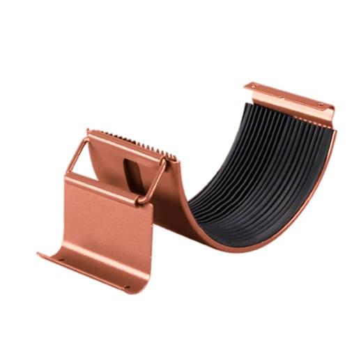 Stalen dakgoot voordeelpakket 10 m | Ø 125/90 mm | 8004 - Koperbruin #4