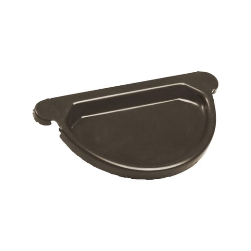 Stalen dakgoot voordeelpakket 10,00 m | Ø 125/100 mm | Kleur bruin #4