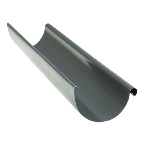 Stalen dakgoot voordeelpakket 4,00 m | Ø 150/100 mm | Kleur grafiet #7