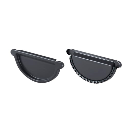 Stalen dakgoot voordeelpakket 8 m | Ø 125/90 mm | 7024 - Grafietgrijs #5