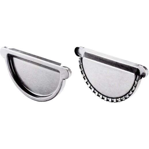 Stalen dakgoot voordeelpakket 8 m | Ø 125/90 mm | Verzinkt #5