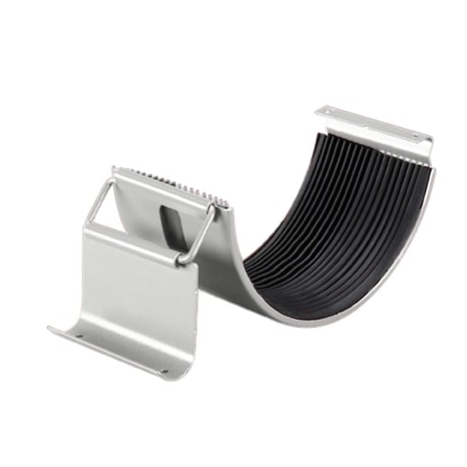 Stalen dakgoot voordeelpakket 9 m | Ø 125/90 mm | 9006 - Zilver-Metallic #4