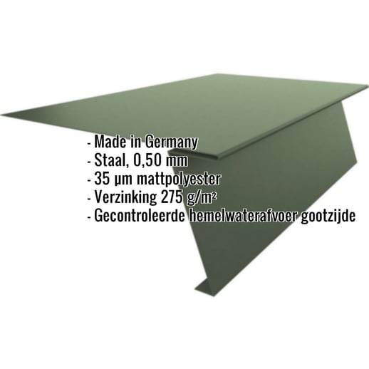 Startprofiel | Voor felsplaat PD-510-S | Staal 0,50 mm | 35 µm mattpolyester | 011 - Groen #2
