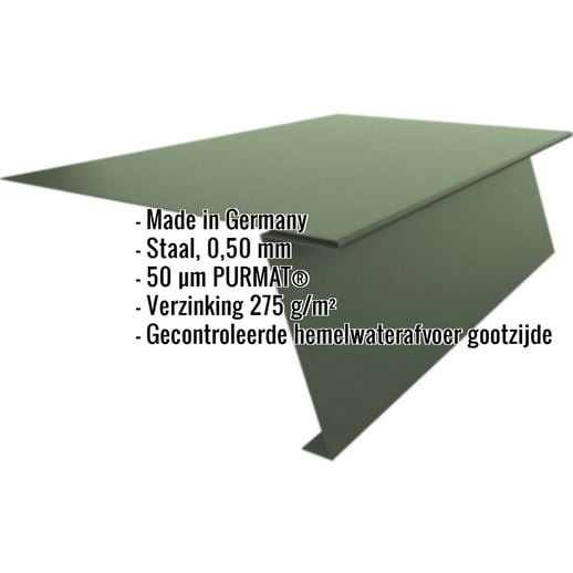 Startprofiel | Voor felsplaat PD-510-S | Staal 0,50 mm | 50 µm PURMAT® | 011 - Groen #2
