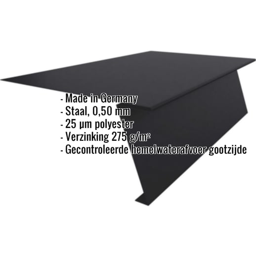 Startprofiel | Voor felsplaat PD-510-S | Staal 0,50 mm | 25 µm Polyester | 9005 - Gitzwart #2