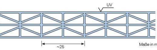 Terrasoverkapping | Sneeuwzone 2 | RAL 9016 | Plaat opaal wit | Lijst vierkant | Breedte 9,06 m | Diepte 3,00 m #4