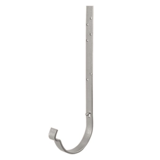 Universeel gootbeugel | Staal | Ø 150 mm | 9007 - Grijs aluminiumkleurig | Lengte = 32 cm #1