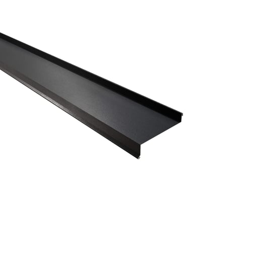 Vensterbank | 5 cm x 11,5 cm x 4 cm x 2,00 m | Staal 0,50 mm | 35 µm Mattpolyester | 23 - Donkergrijs #1