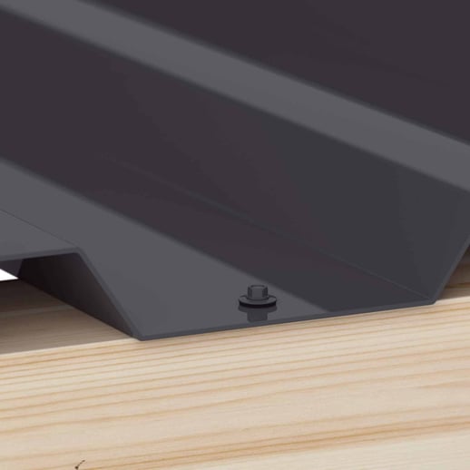 Verzinkte schroeven | Voor montage dal op houten constructie | 4,8 x 35 mm E14 | Antracietgrijs #2