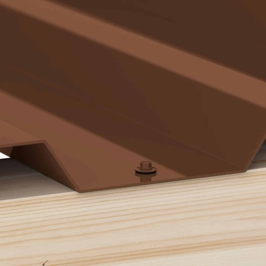 Verzinkte schroeven | Voor montage dal op houten constructie | 4,8 x 35 mm E14 | Notenbruin #2