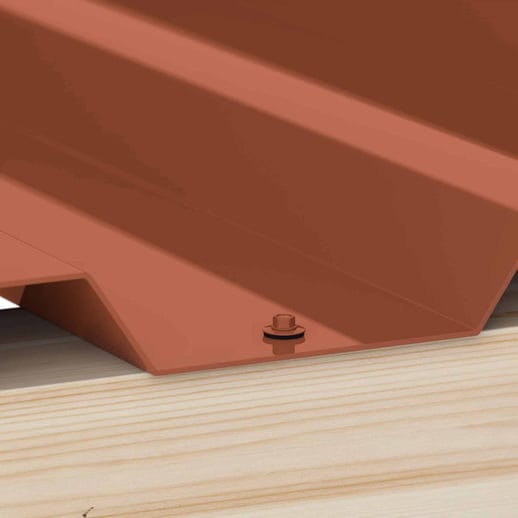 Verzinkte schroeven | Voor montage dal op houten constructie | 4,8 x 35 mm E14 | Koperbruin #2