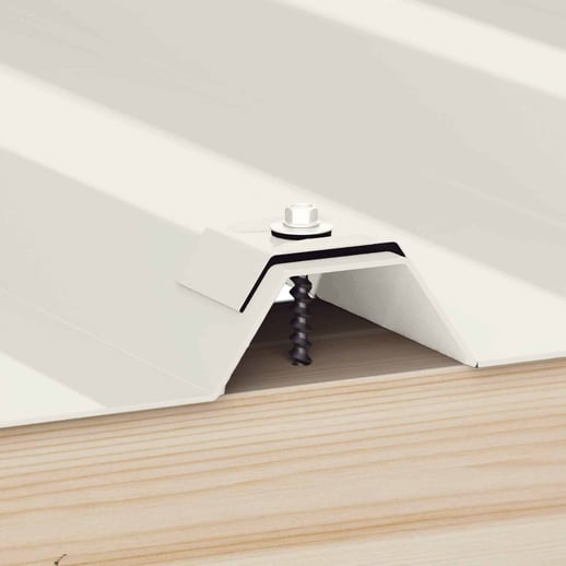 Verzinkte schroeven | Voor montage profieltop op houten constructie | 4,8 x 80 mm E14 | Grijswit #2