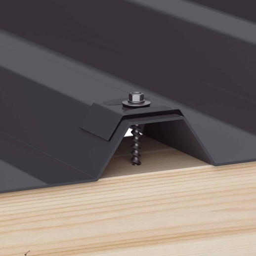 Verzinkte schroeven | Voor montage profieltop op houten constructie | 4,8 x 80 mm D14 | Antracietgrijs #2