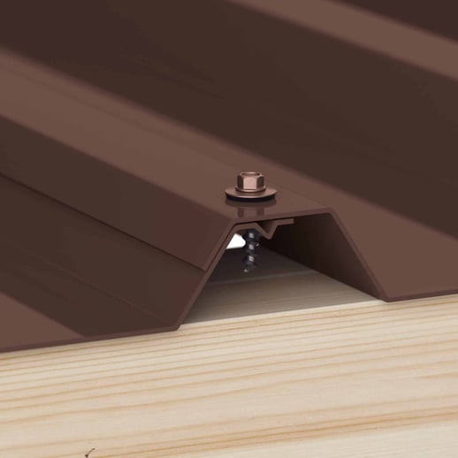 Verzinkte schroeven | Voor overlappingen en zetwerk | 4,8 x 20 mm E14 | Chocoladebruin #2