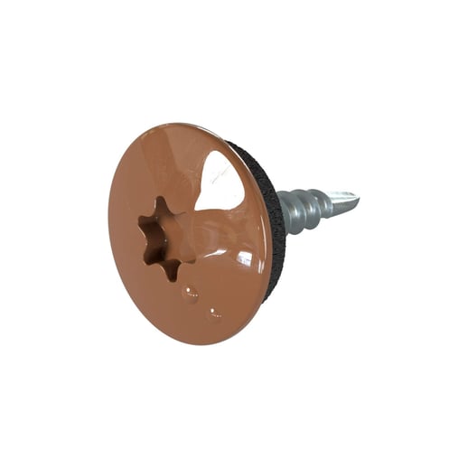 Verzinkte schroeven | Voor overlappingen en zetwerk | 4,8 x 20 mm E10 | Beigebruin #1