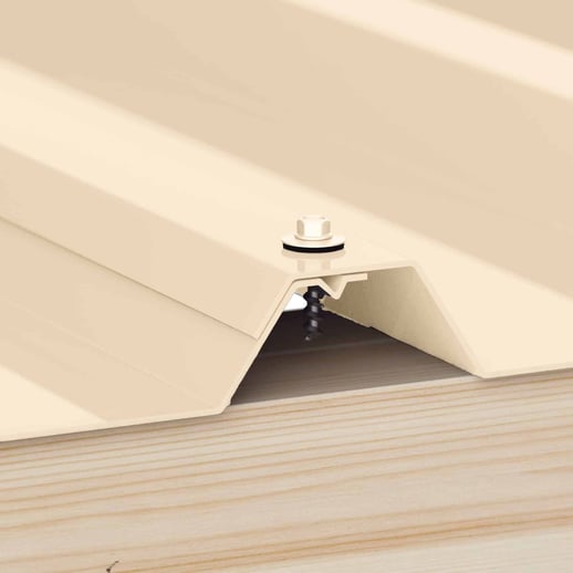 Verzinkte schroeven | Voor overlappingen en zetwerk | 4,8 x 20 mm D14 | Licht ivoorkleurig #2