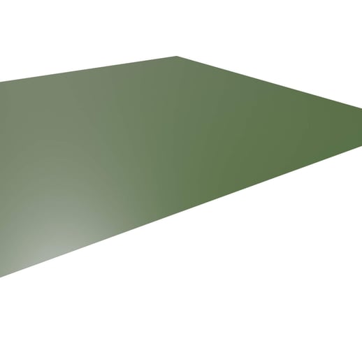 Vlakke plaat | Staal 0,50 mm | 25 µm Polyester | 6011 - Resedagroen #1