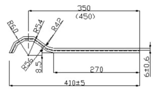 Vlakke scharniernok | Terracotta #2