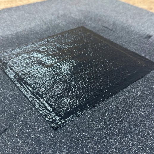 Vloeibare kunststof set | Inhoud 5 kg | Zwart | Incl. vilt & kwast #4