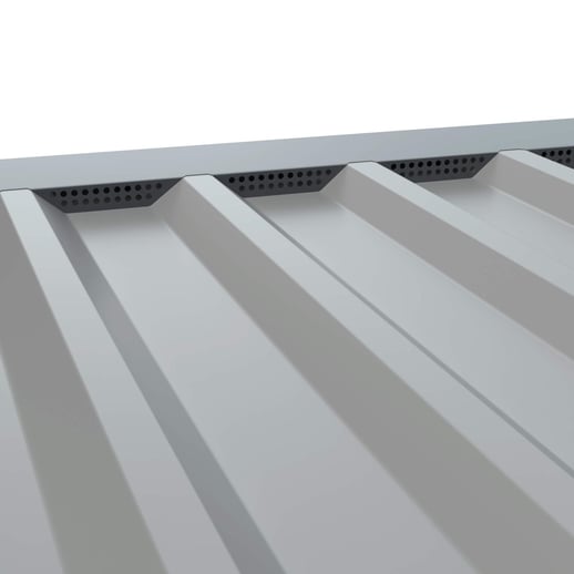 Vulstrook | Getand | Geperforeerd | Profiel 20/1100TR | Voor op de plaat | 7016 - Antracietgrijs #1