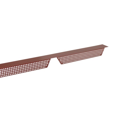 Vulstrook | Getand | Geperforeerd | Profiel 45/1000TR | Voor op de plaat | 8012 - Roodbruin #2